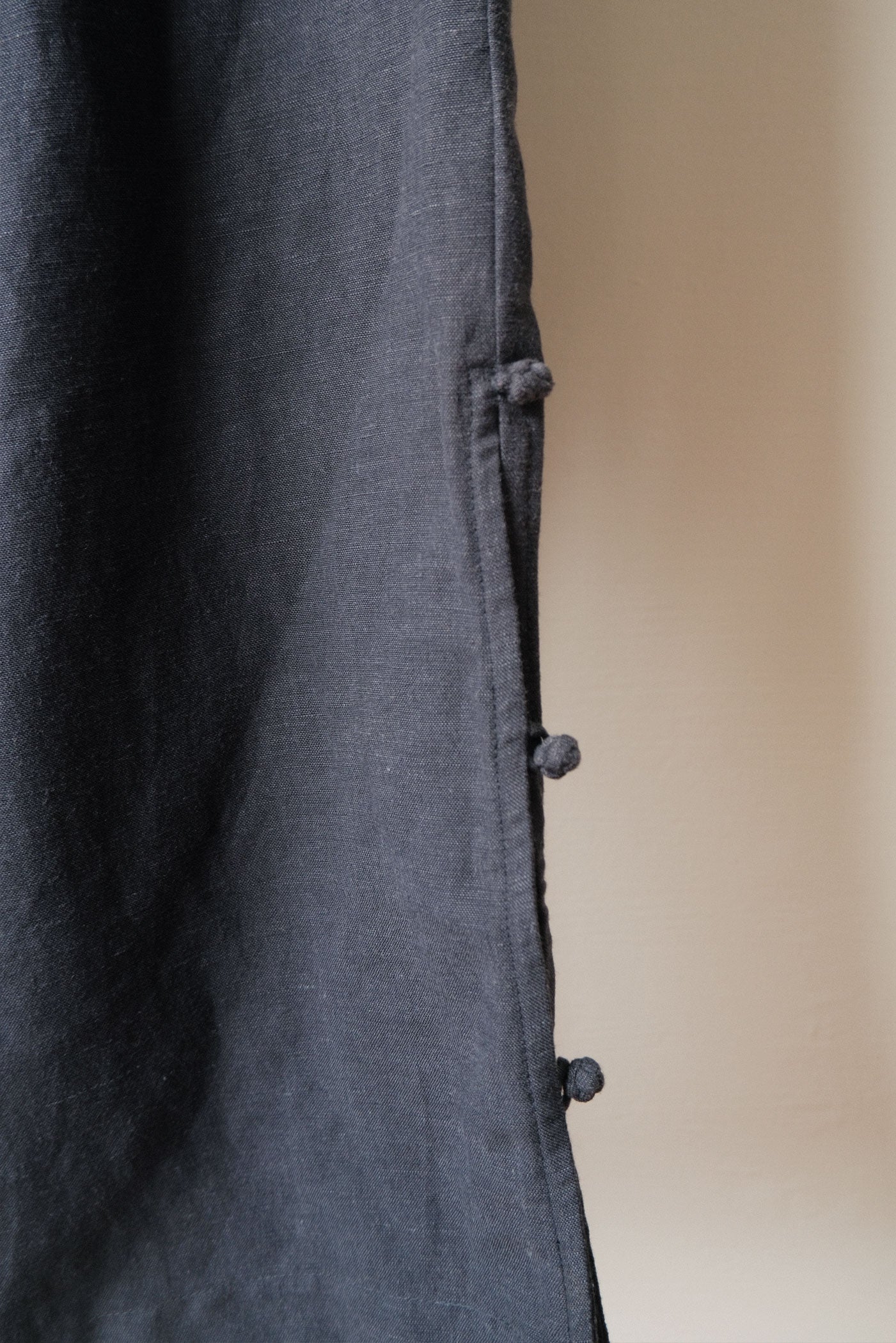 Forget Me Knot Pants in navy linen (sample, size M)