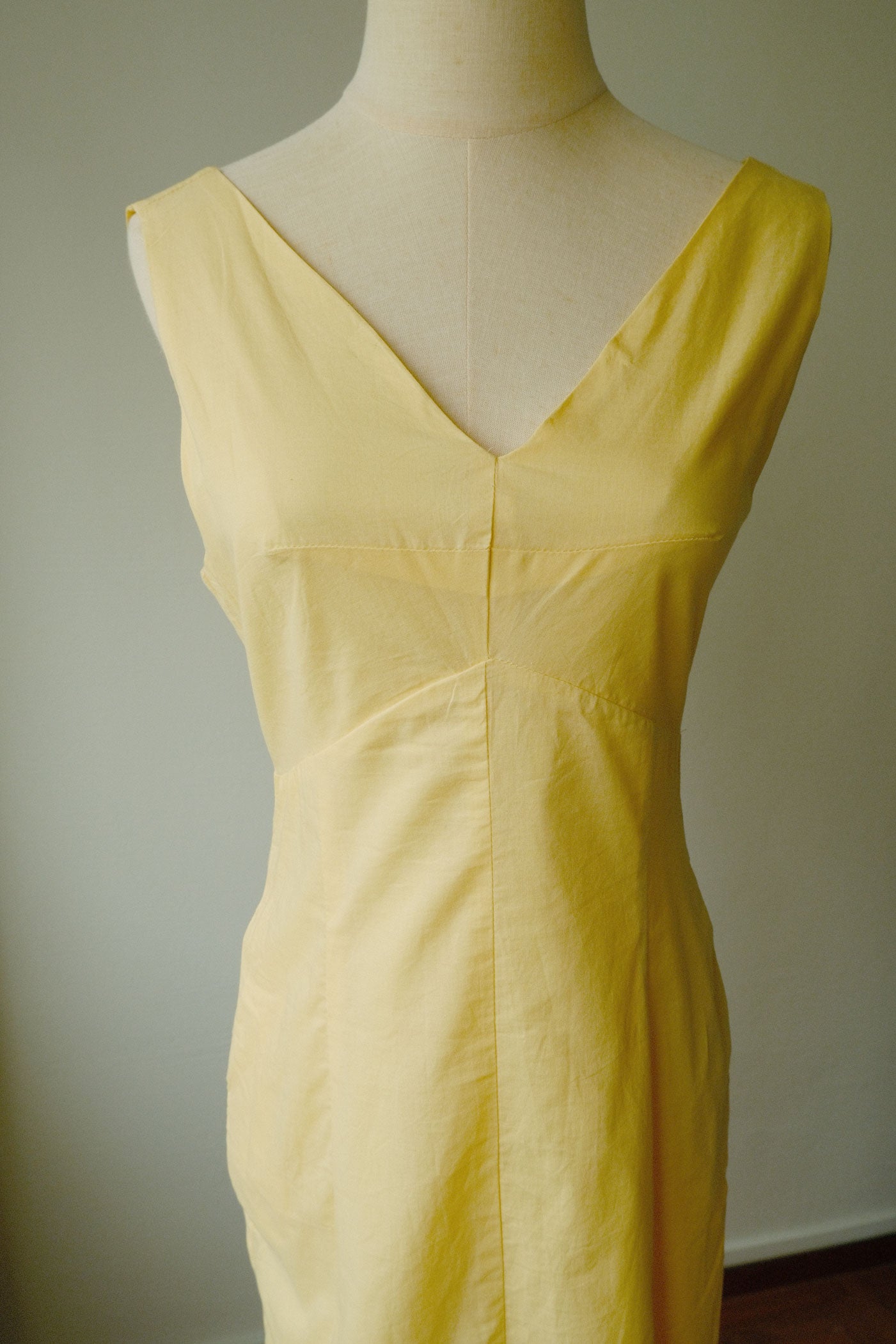Muse Dress in butter (sample, size S)