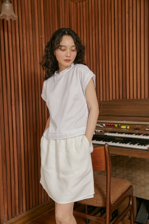 Harmony Skirt in cloud linen - Dear Samfu