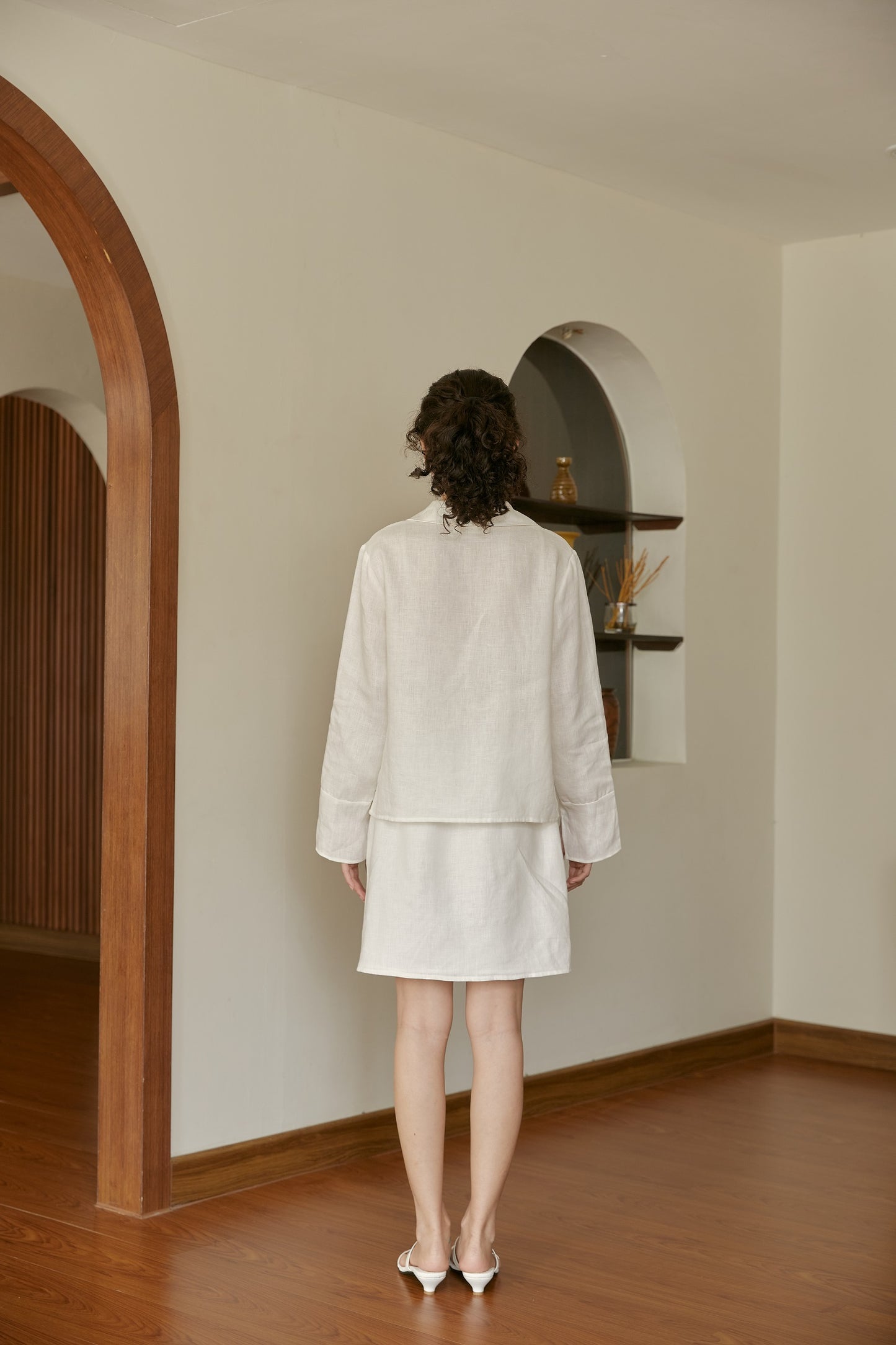 Harmony Skirt in cloud linen - Dear Samfu