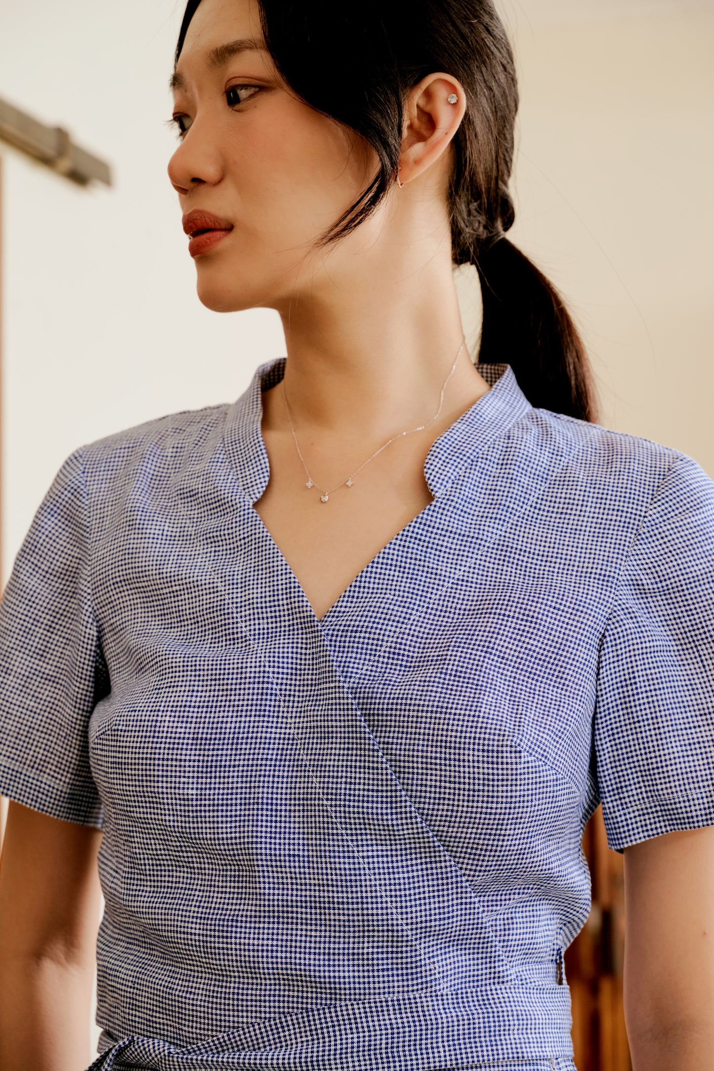 [Pre-order] Moments Wrap Top - Dear Samfu