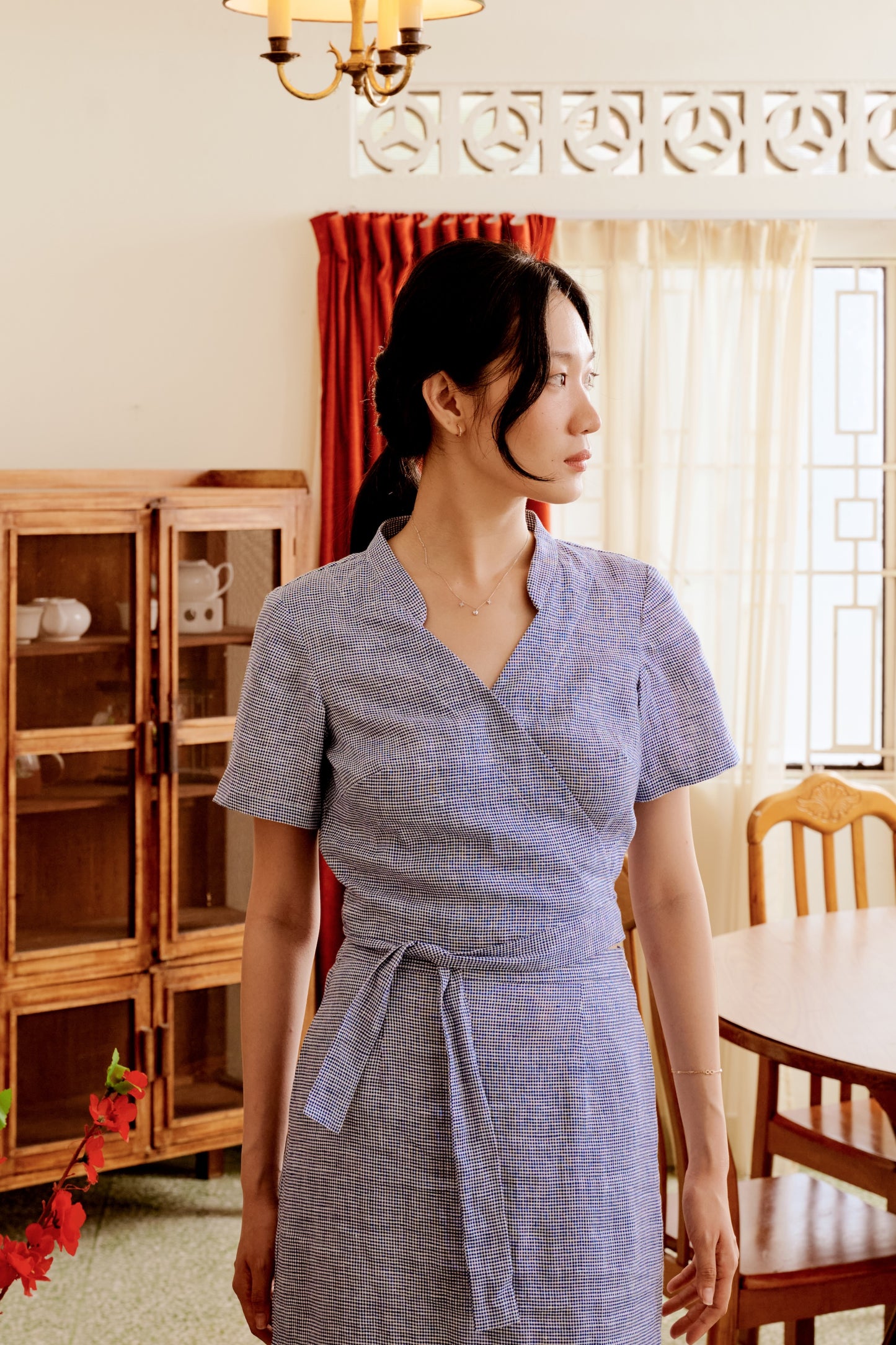 [Pre-order] Moments Wrap Top - Dear Samfu