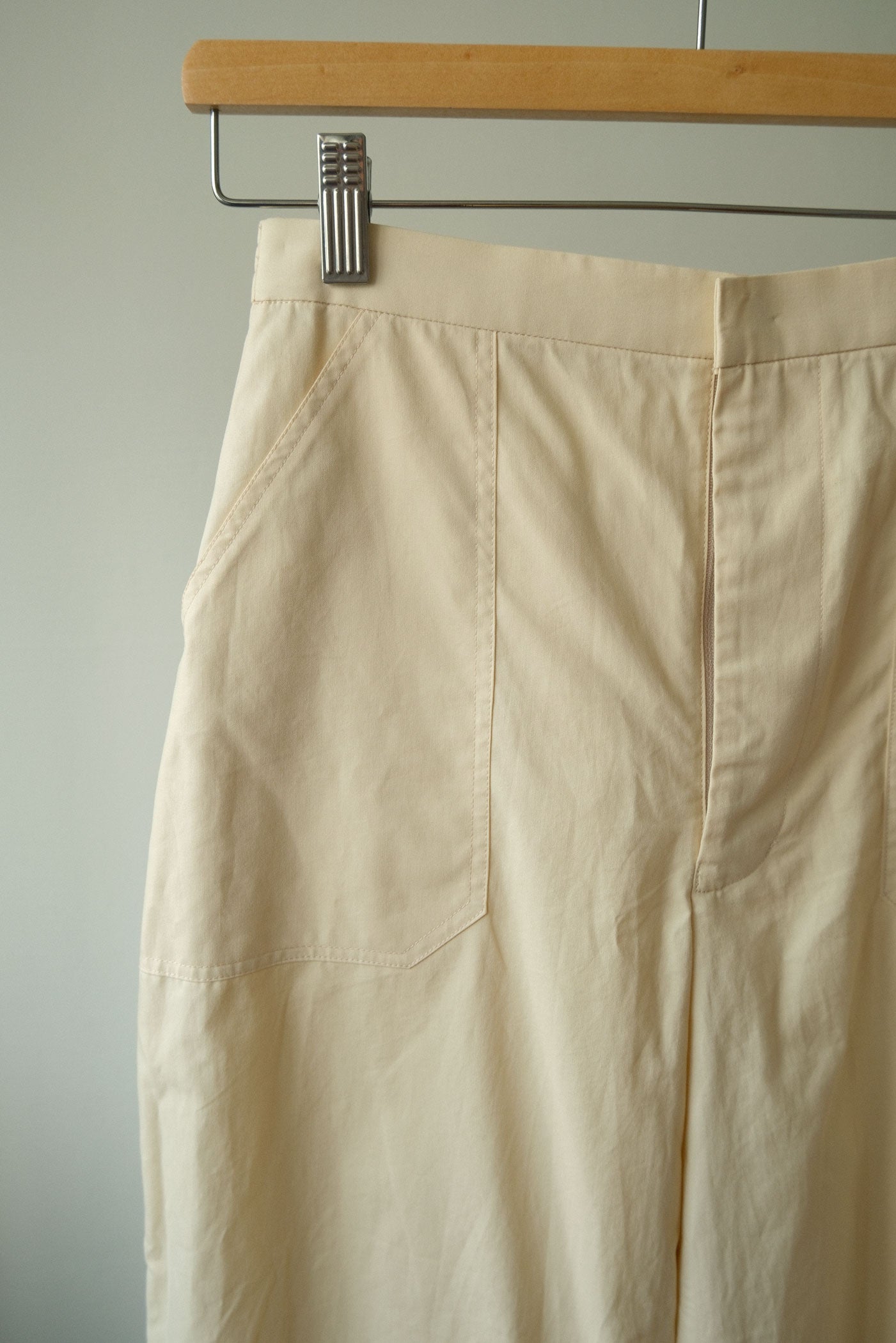 Samfu Trousers in cream (sample, size S)