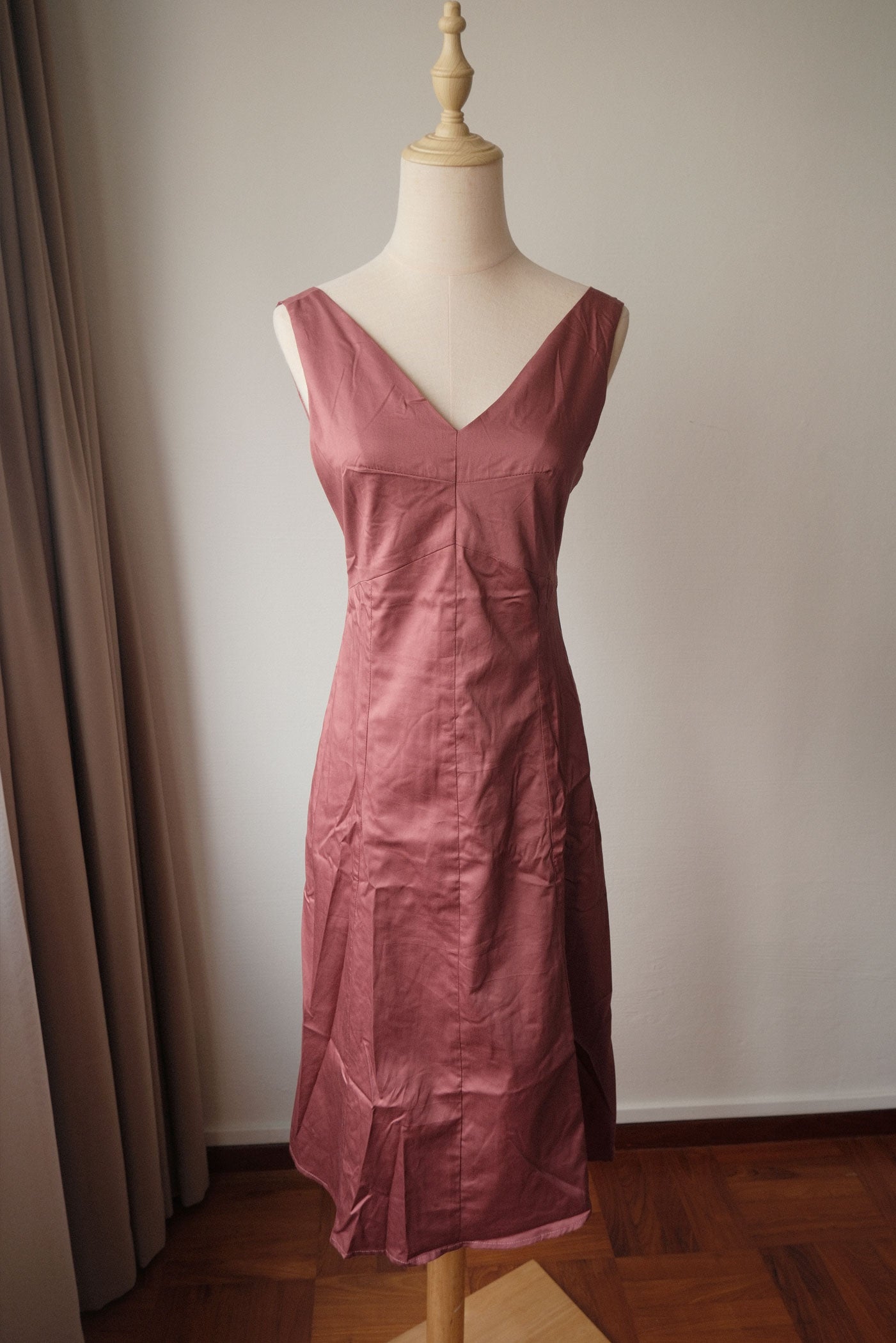 Muse Dress in rose (sample, sizes XS, S)