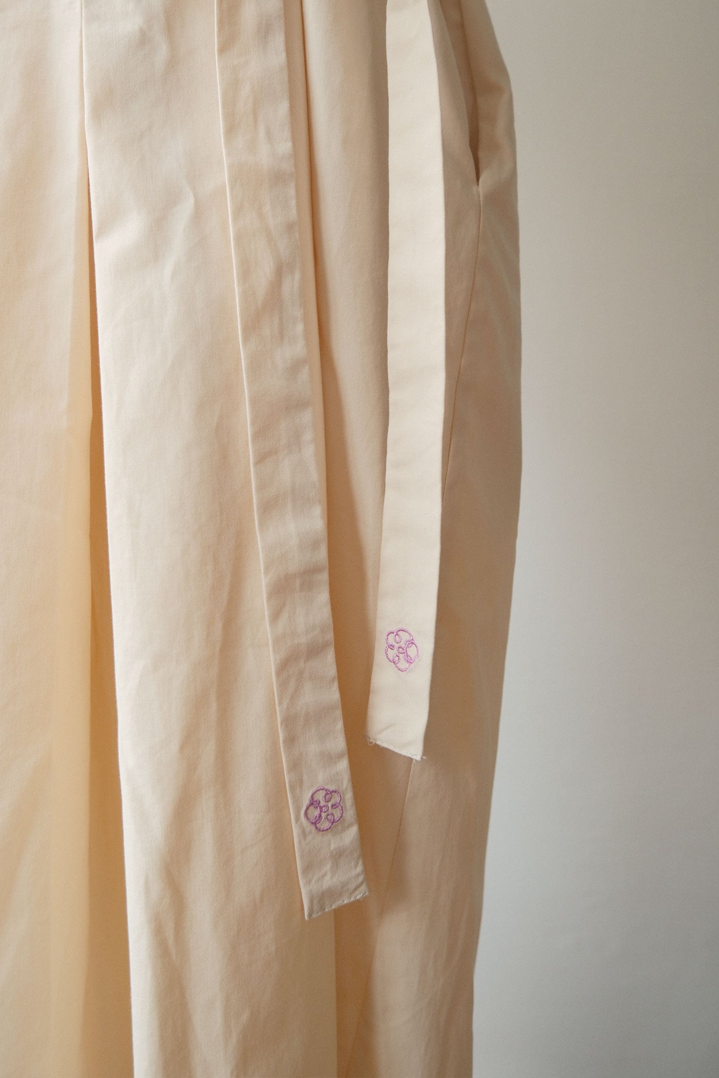 Samfu Shirtdress in cream (sample, size S/M)