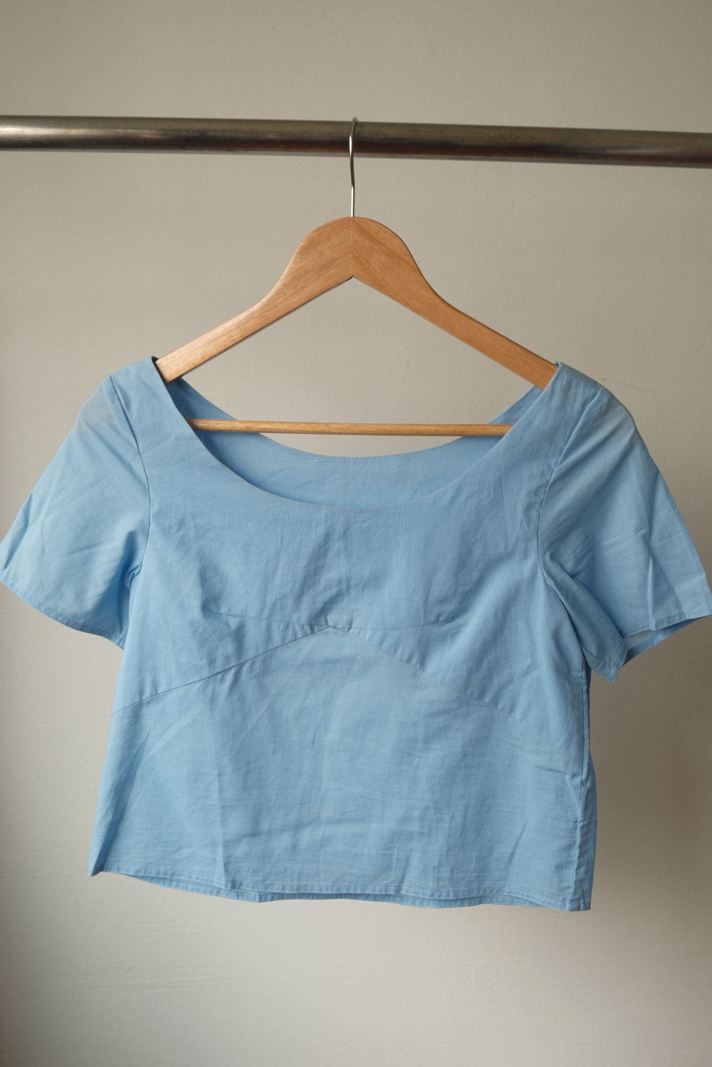 Core Blouse in sky blue (sample, size S)