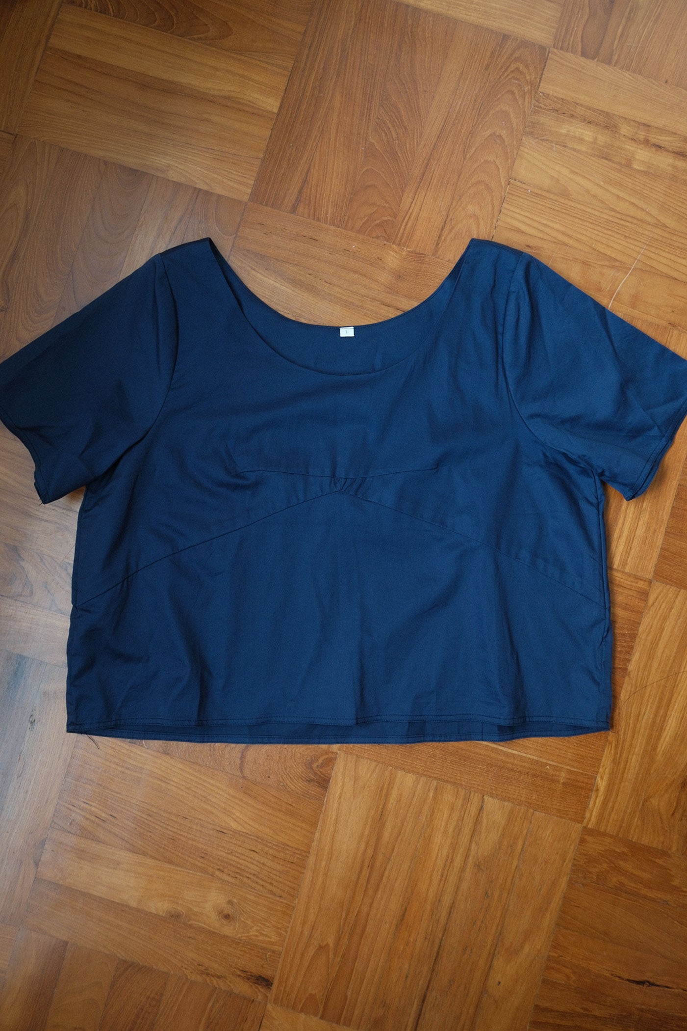 Core Blouse in navy (sample, size L)
