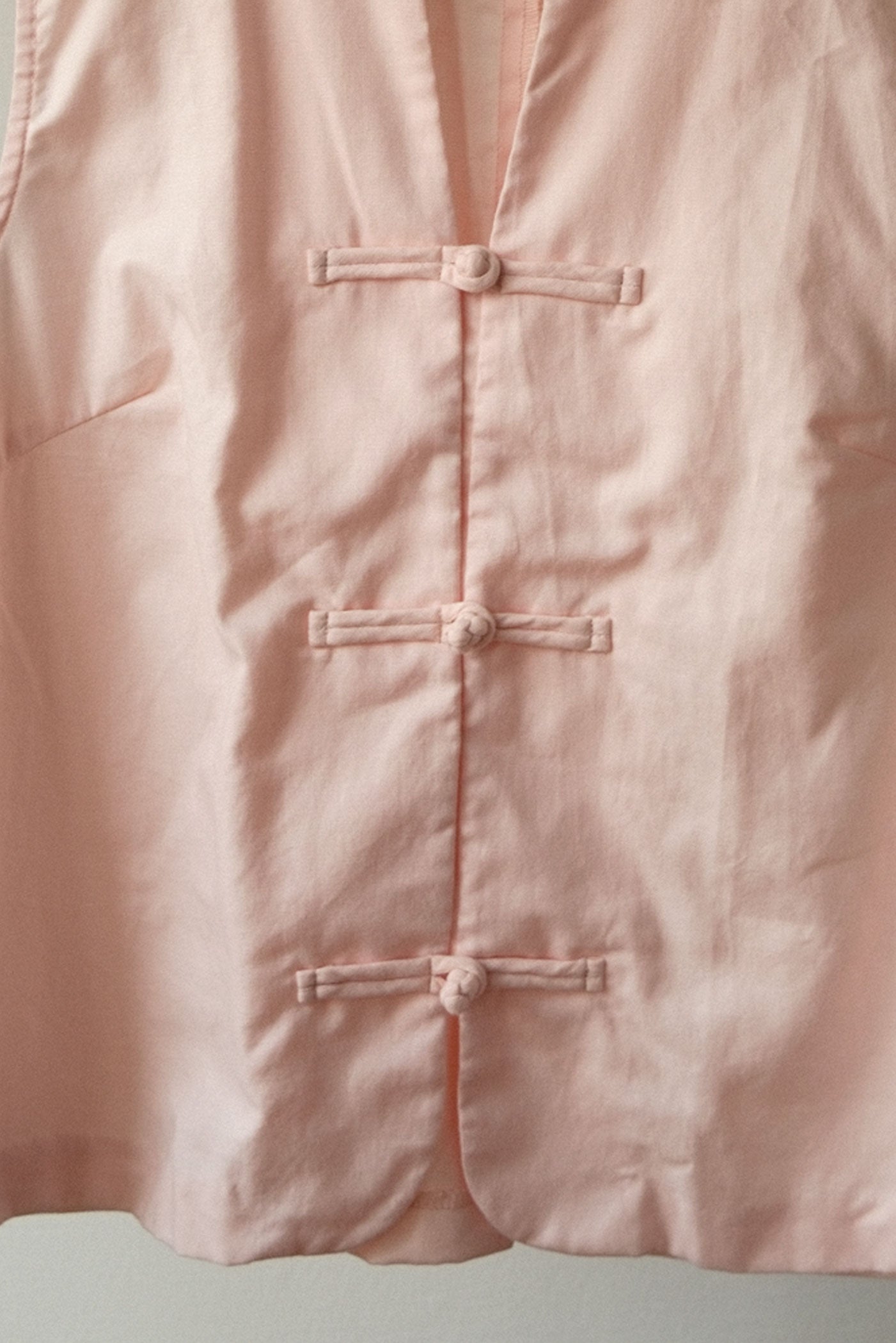 Forget Me Knot Vest in baby pink (sample, size S)