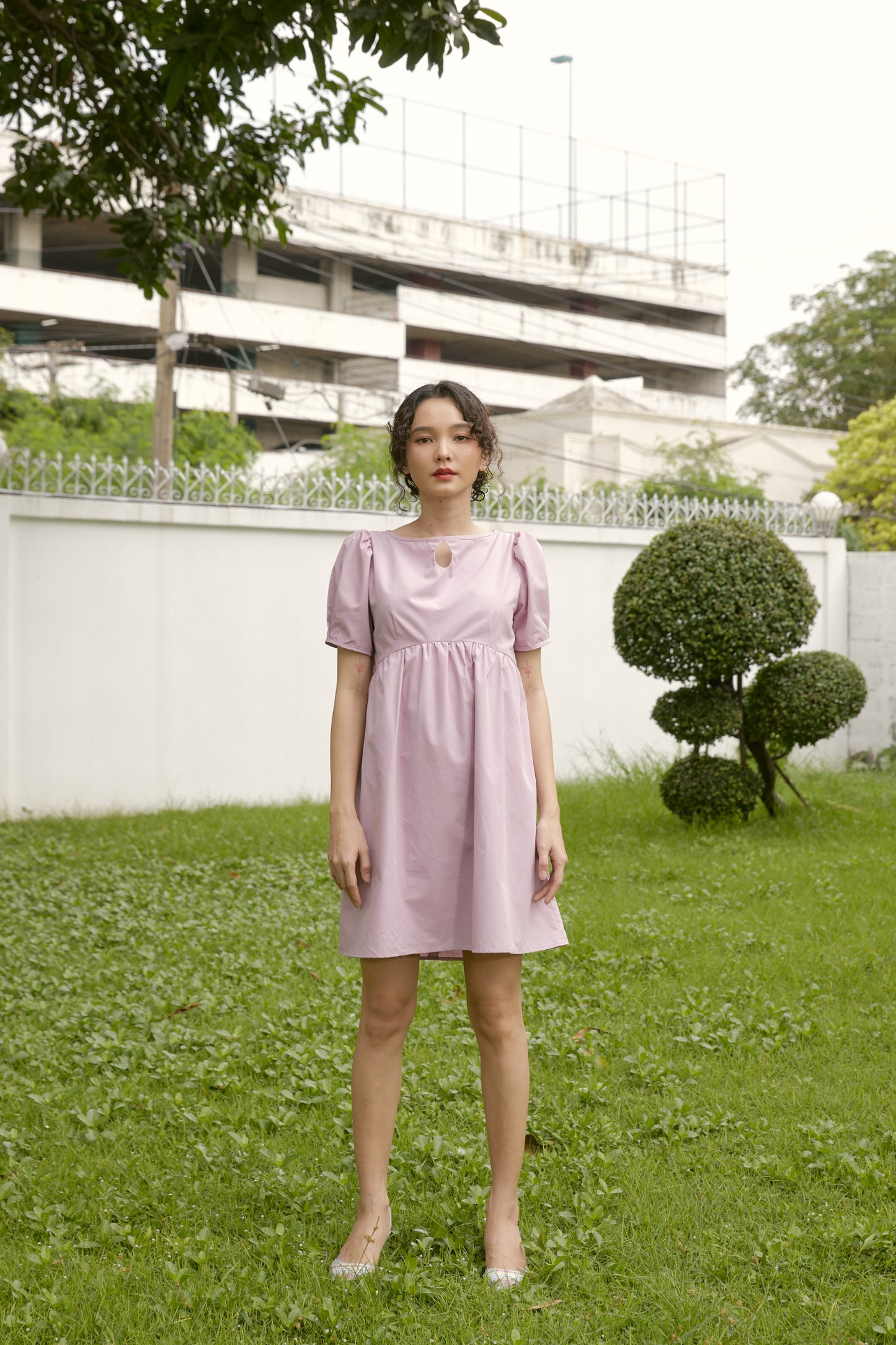 Lunar dress in cotton candy - Dear Samfu