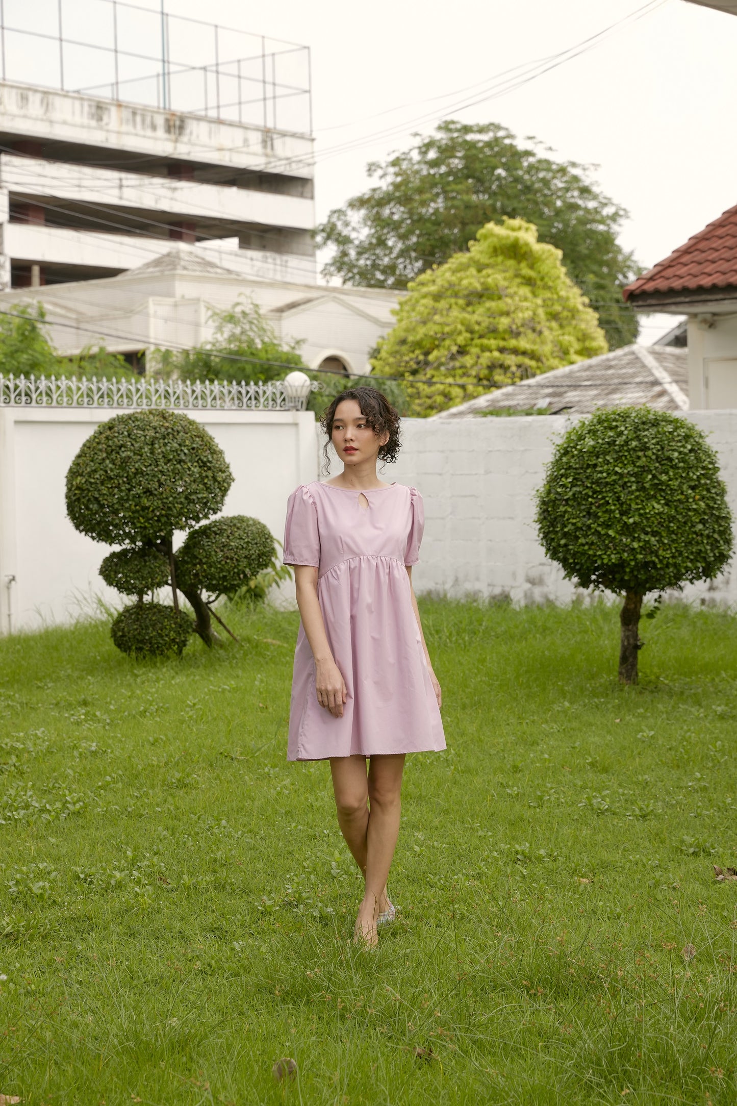 Lunar dress in cotton candy - Dear Samfu