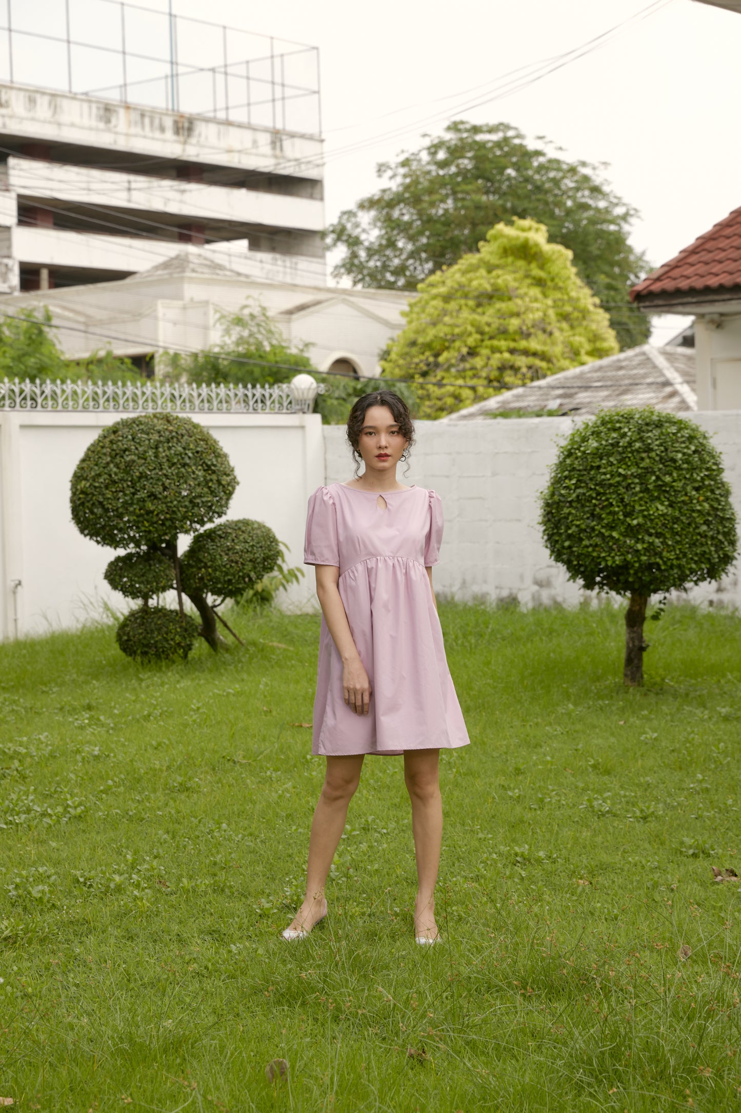 Lunar dress in cotton candy - Dear Samfu