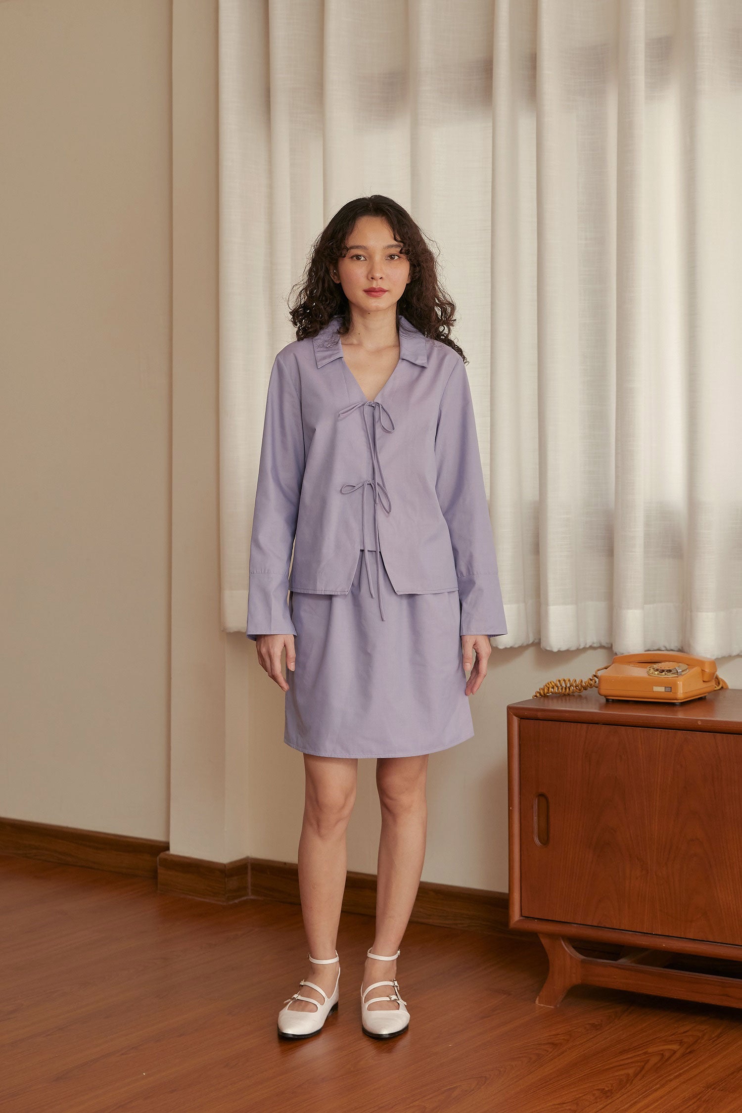 Harmony Blouse in lavender haze - Dear Samfu