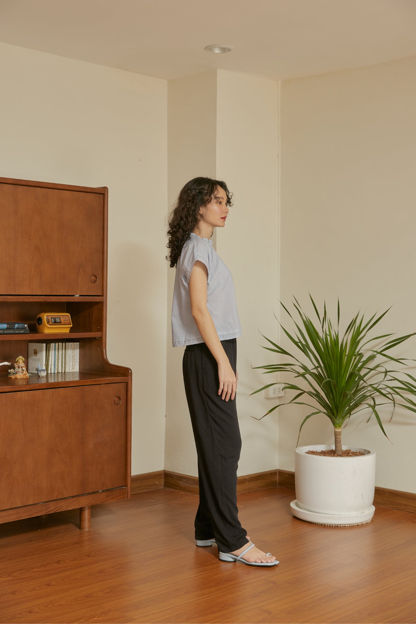 Melody Trousers in black tencel - Dear Samfu