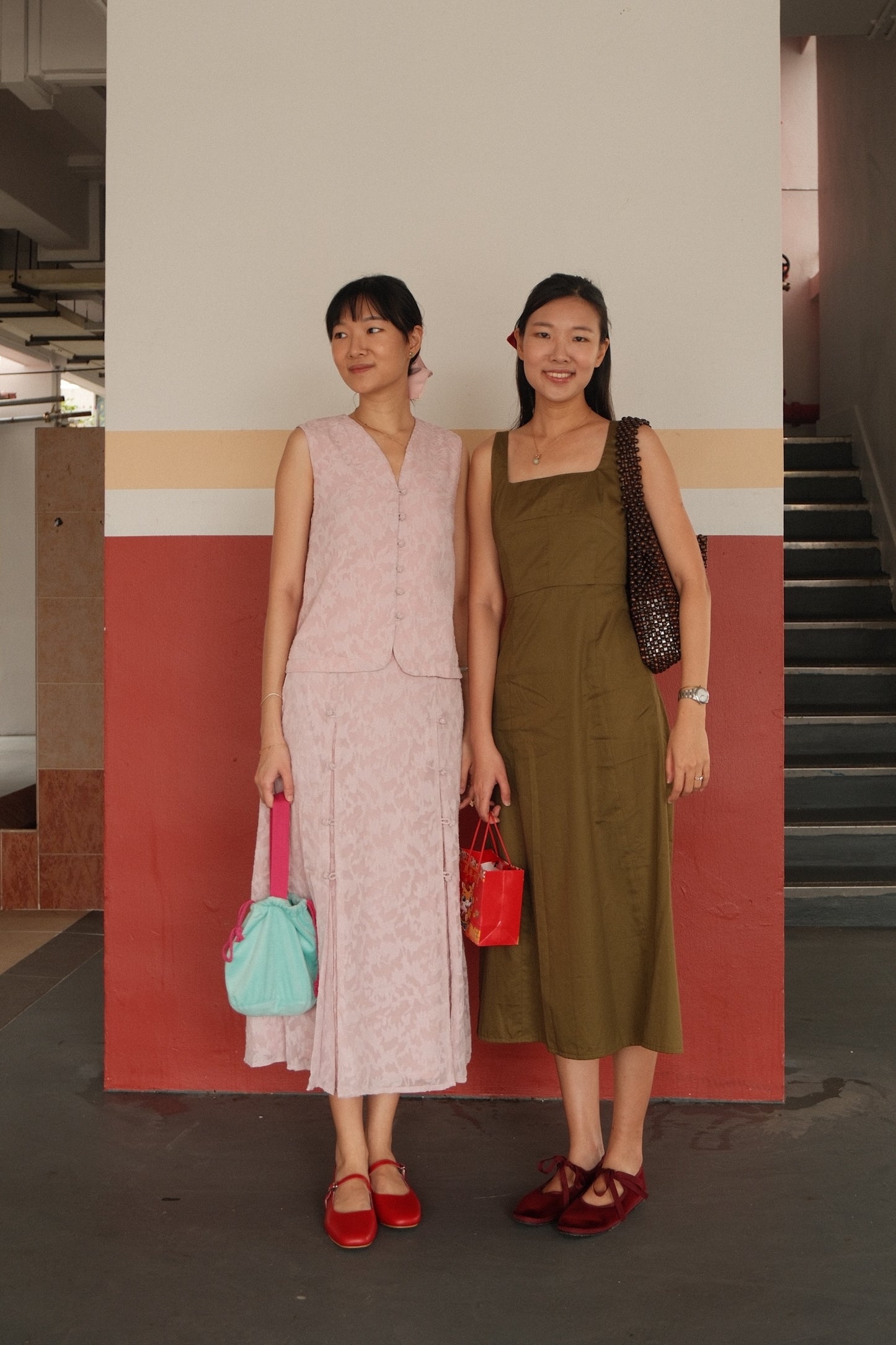 [One of a kind sample] Park Dress, nori (S)