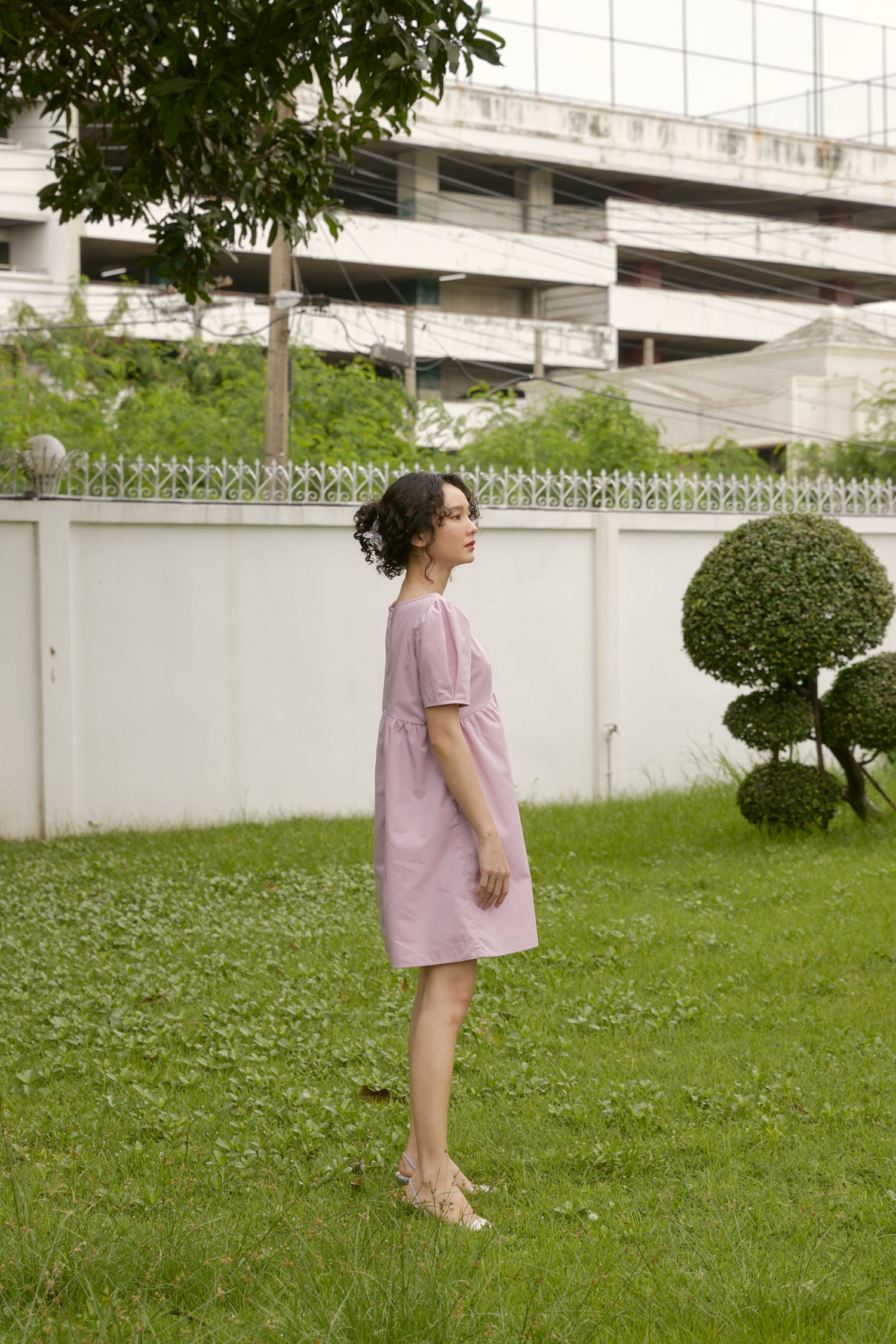 Lunar dress in cotton candy - Dear Samfu