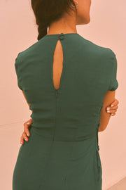 Cherish Dress in emerald - Dear Samfu