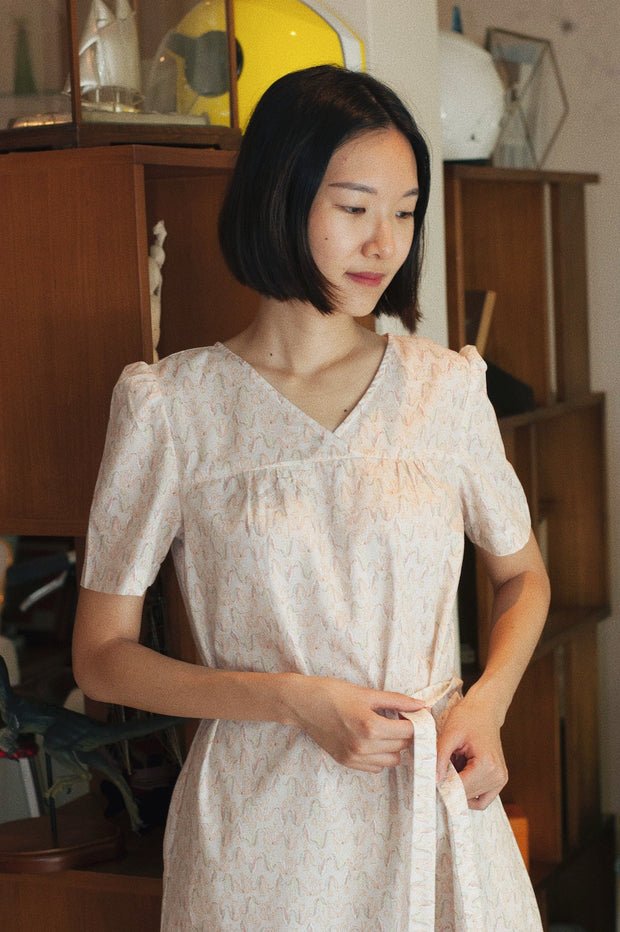 House Dress in cream harvest - Dear Samfu