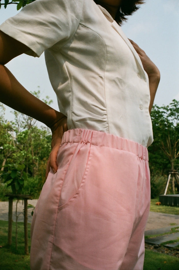 Not Long Ago Pants in pink sorbet - Dear Samfu