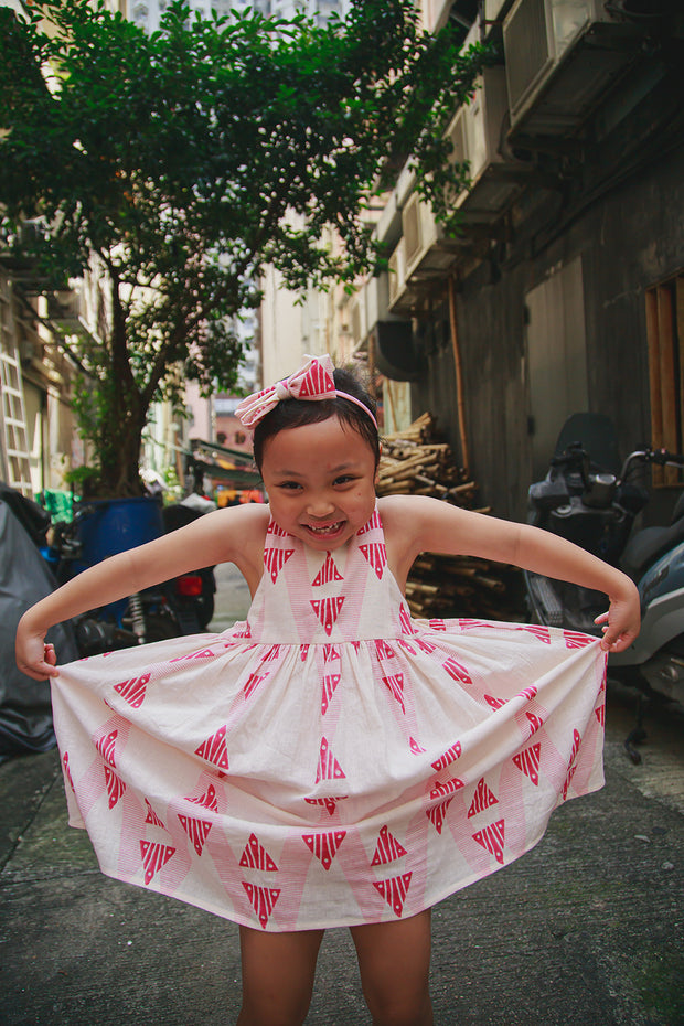 Garden Party Dress in Philippines Pink - Dear Samfu