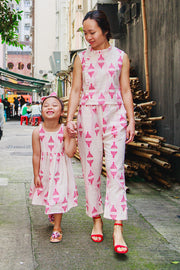 Garden Party Dress in Philippines Pink - Dear Samfu