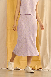 Big Sister Skirt in lilac daisy - Dear Samfu